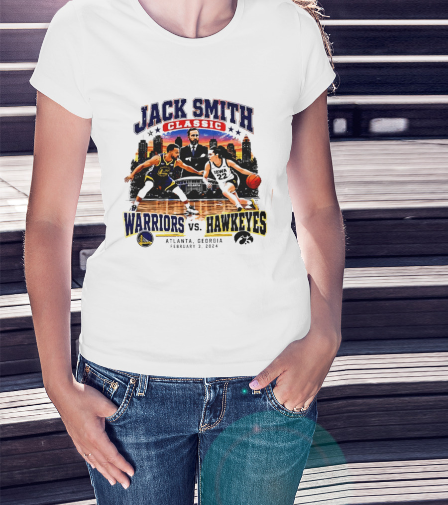 Jack Smith Classic Warriors Vs Hawkeyes Atlanta February 3 2024 T-Shirt
