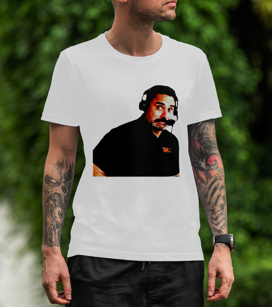Steve Sarkisian Headset Shocked Longhorns Face Meme T-Shirt