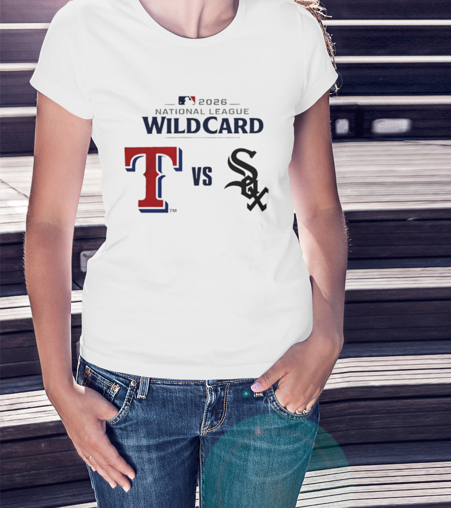 2026 MLB National League Wild Card Texas Rangers Vs Chicago White Sox T-Shirt