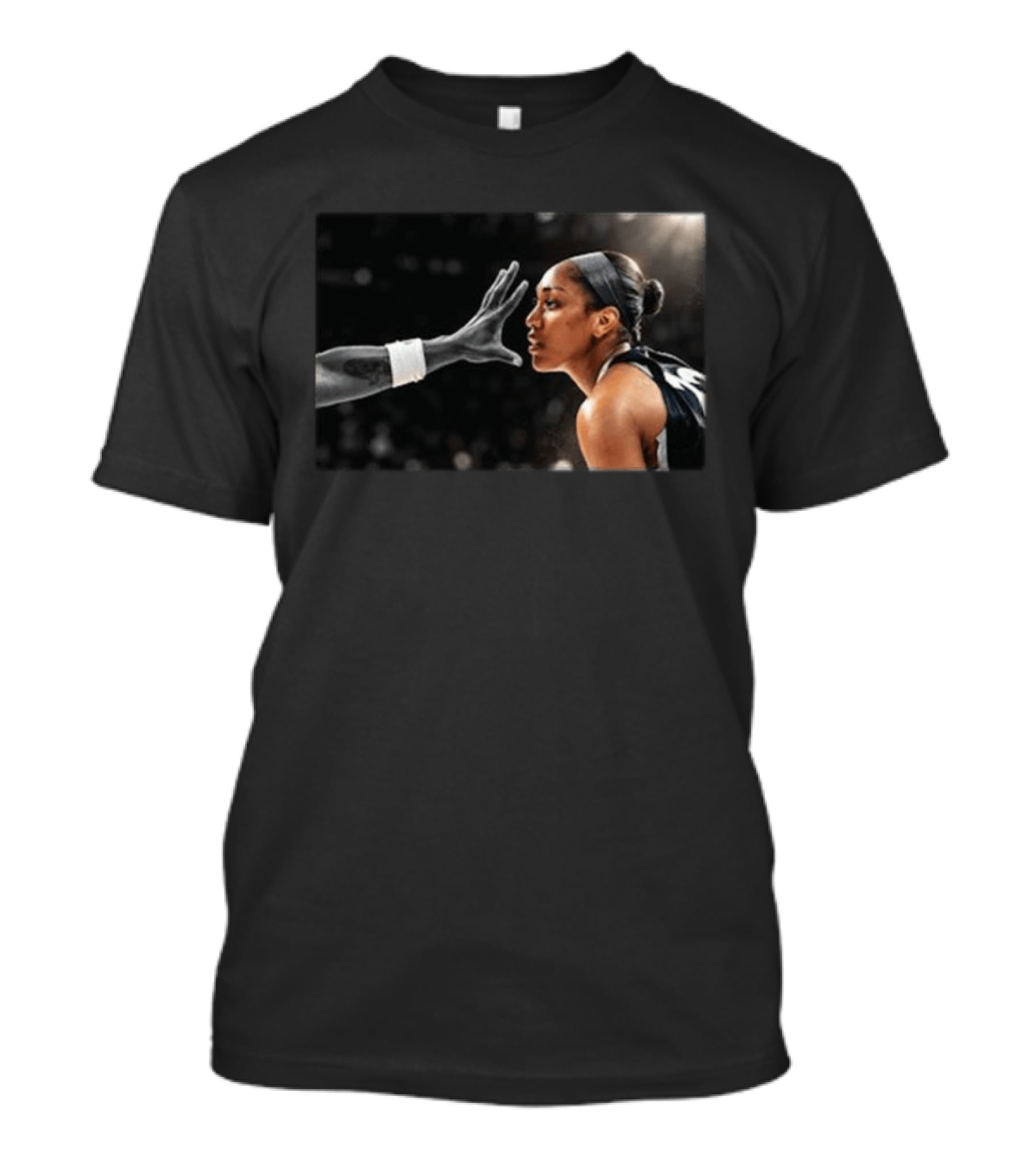 A'ja Wilson Las Vegas Aces Basketball Intensity Hand In The Face T-Shirt
