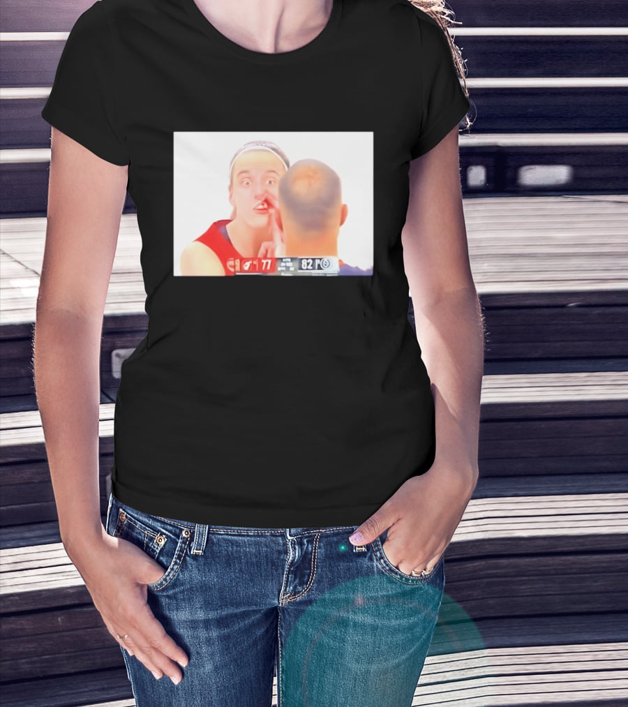 Caitlin Clark Indiana Fever Bleeding Incident Basketball Game Moment T-Shirt