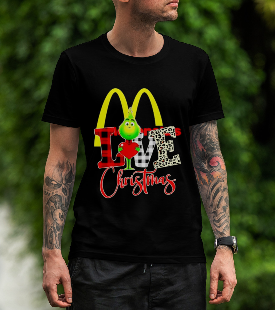 McDonald's Grinch Love Christmas 2026 Collaboration T-Shirt
