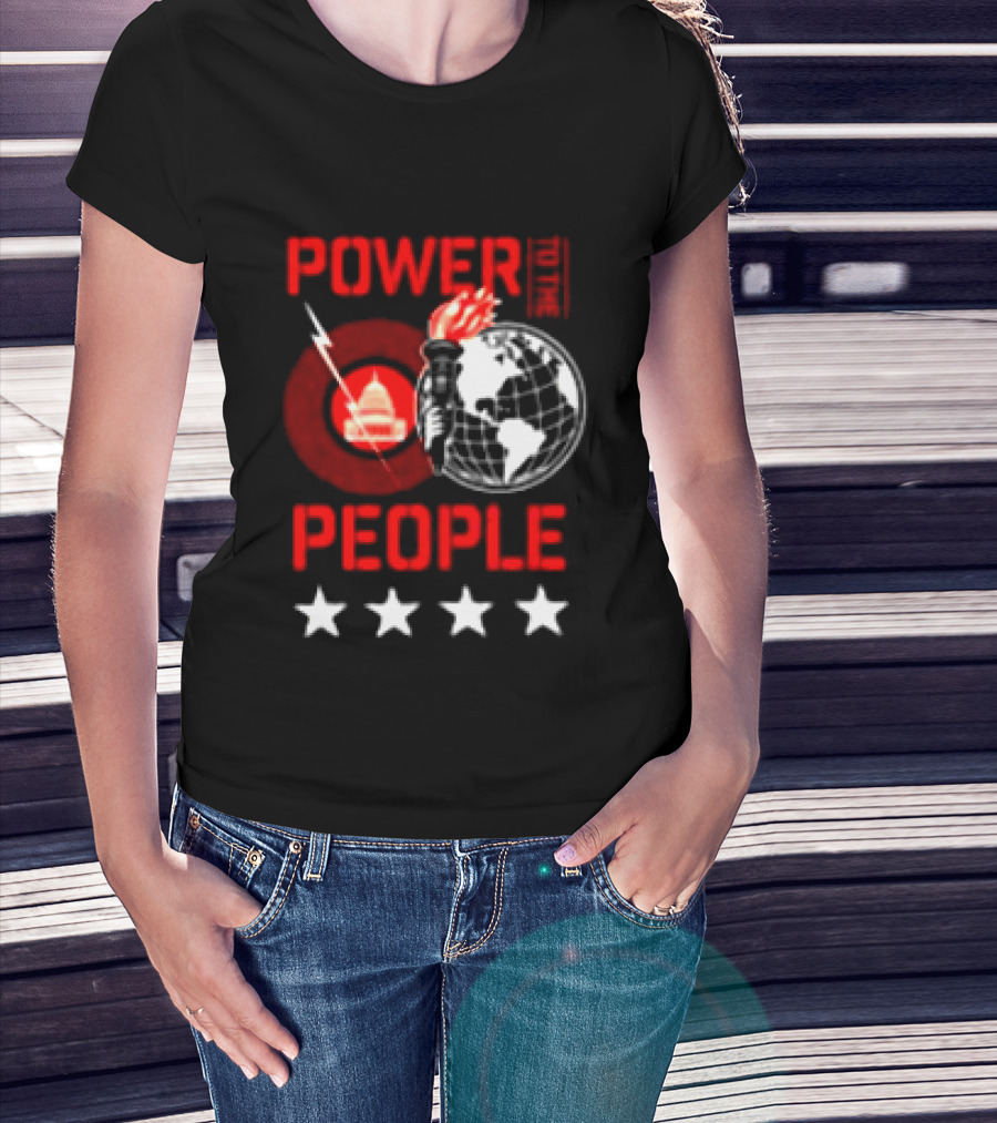 Power To The People 2026 Columbia MD October 3 Merriweather Post Pavilion Capitol Globe Torch T-Shirt