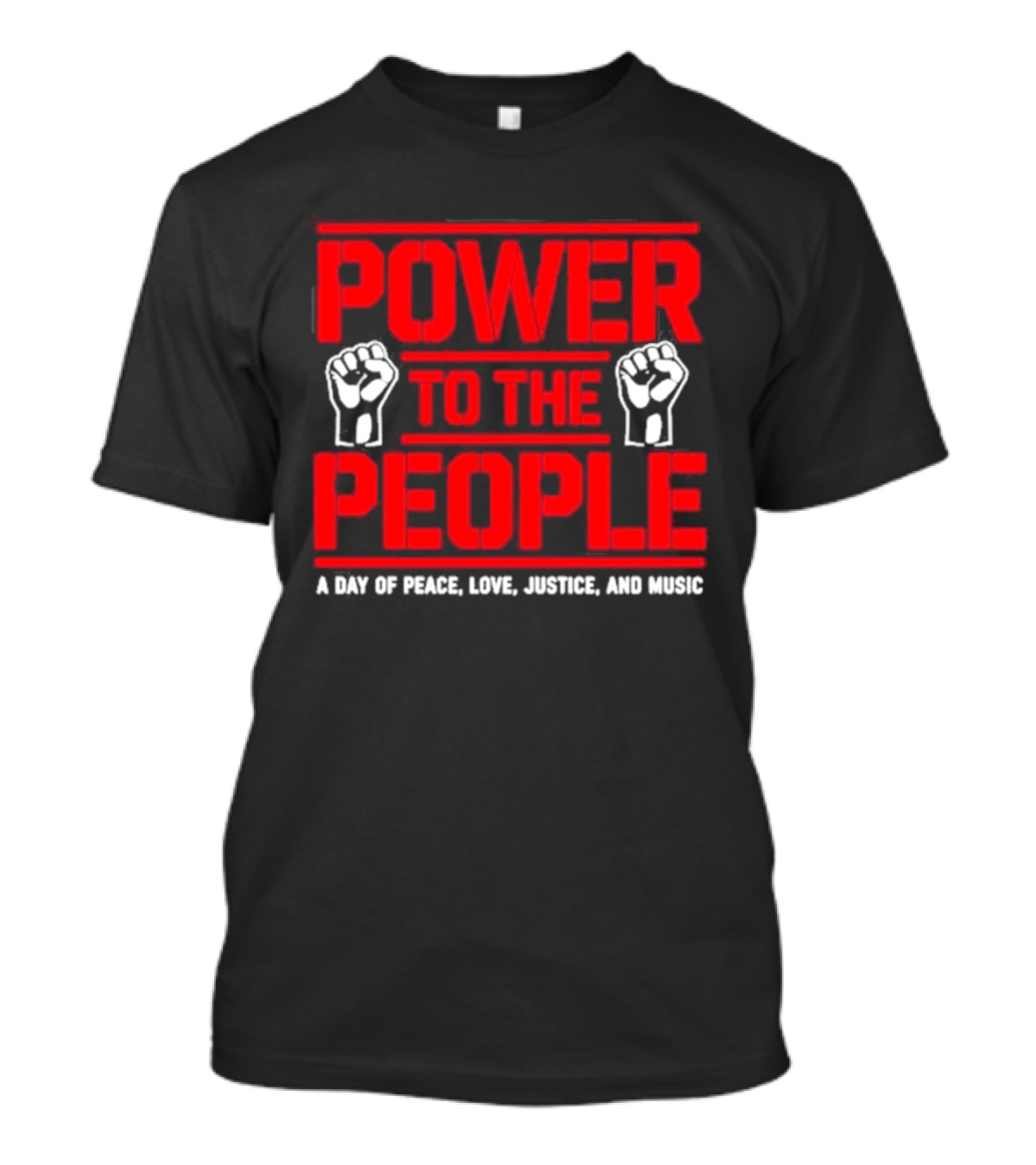 Power To The People Concert October 3 2026 Columbia Maryland A Day Of Peace Love Justice And Music T-Shirt