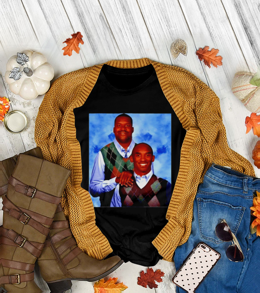 Shaquille O'Neal Kobe Bryant Step Brothers Meme Basketball T-Shirt
