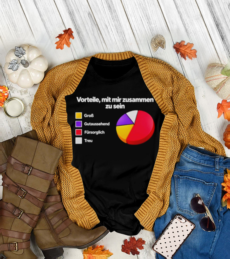 Vorteile Mit Mir Zusammen Zu Sein Grafik Groß Loyal Romantisch Abenteuerlustig T-Shirt