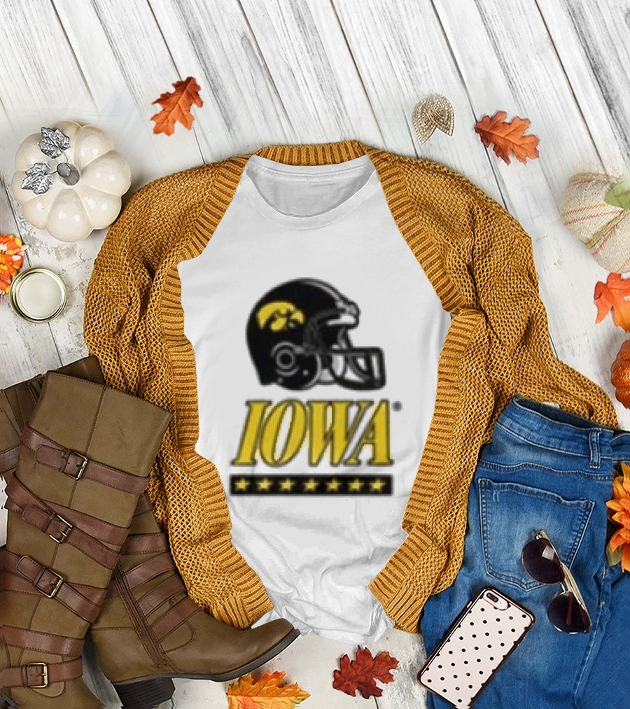 Iowa Hawkeyes Helmet 2026 ESPN College Gameday Runner T-Shirt