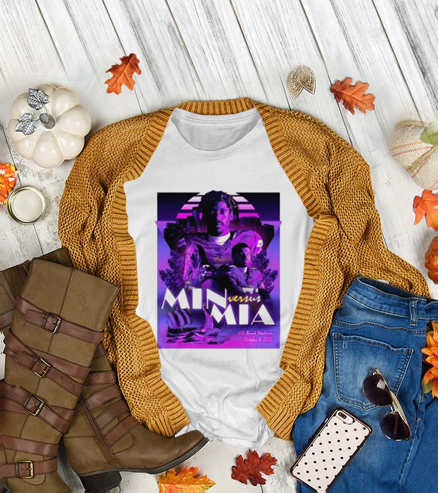 MIN Vs MIA U.S Bank Stadium October 4 2026 T-Shirt