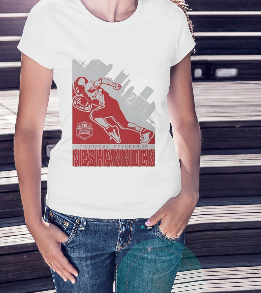 Neshannock 412 Football Classic Thursday October 15 Skyline T-Shirt