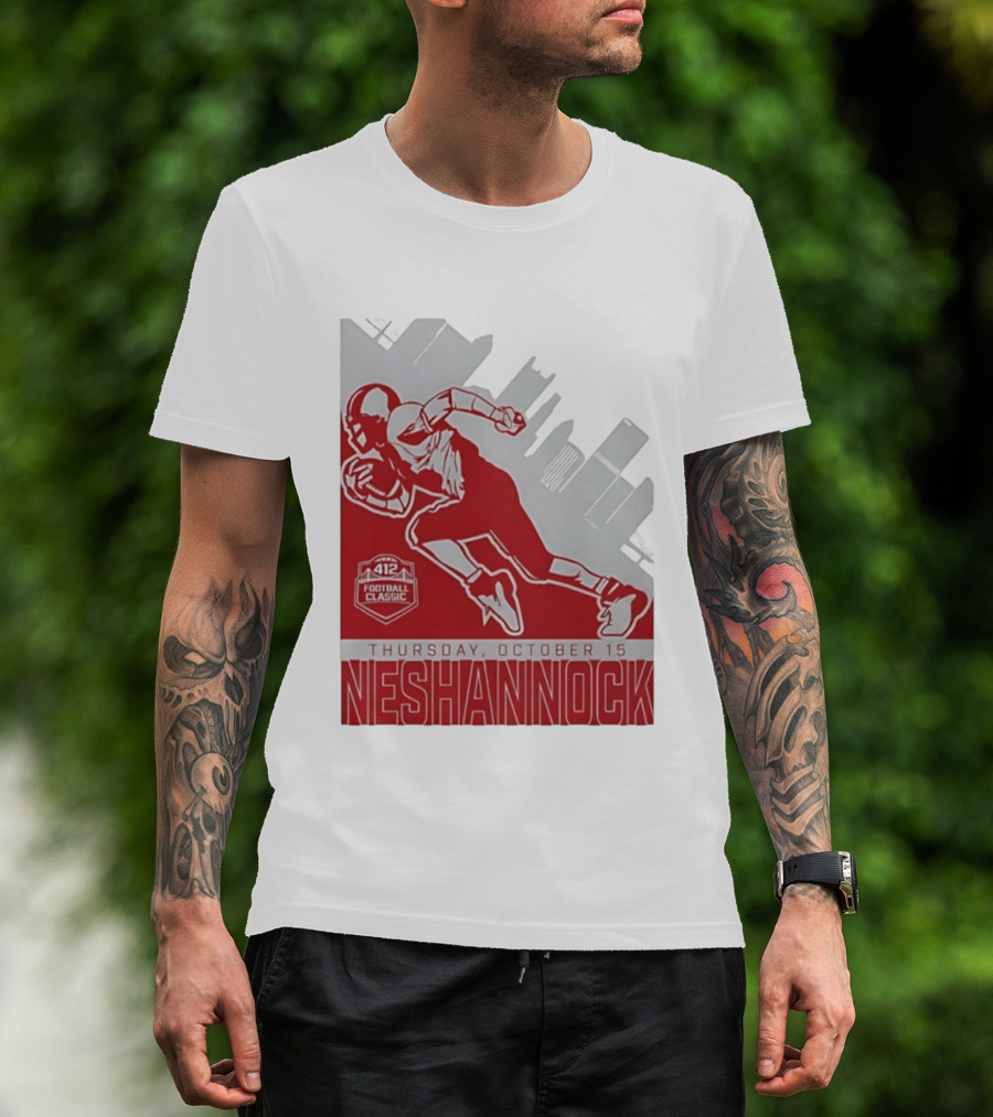 Neshannock 412 Football Classic Thursday October 15 Skyline T-Shirt
