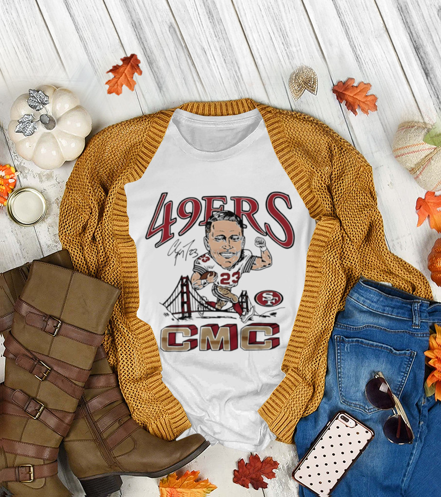 San Francisco 49ers CMC Caricature 23 T-Shirt