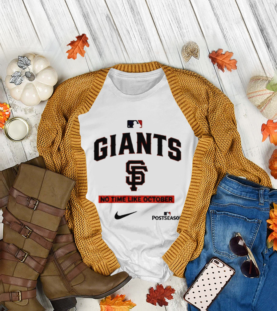 San Francisco Giants No Time Like October MLB Postseason Nike T-Shirt