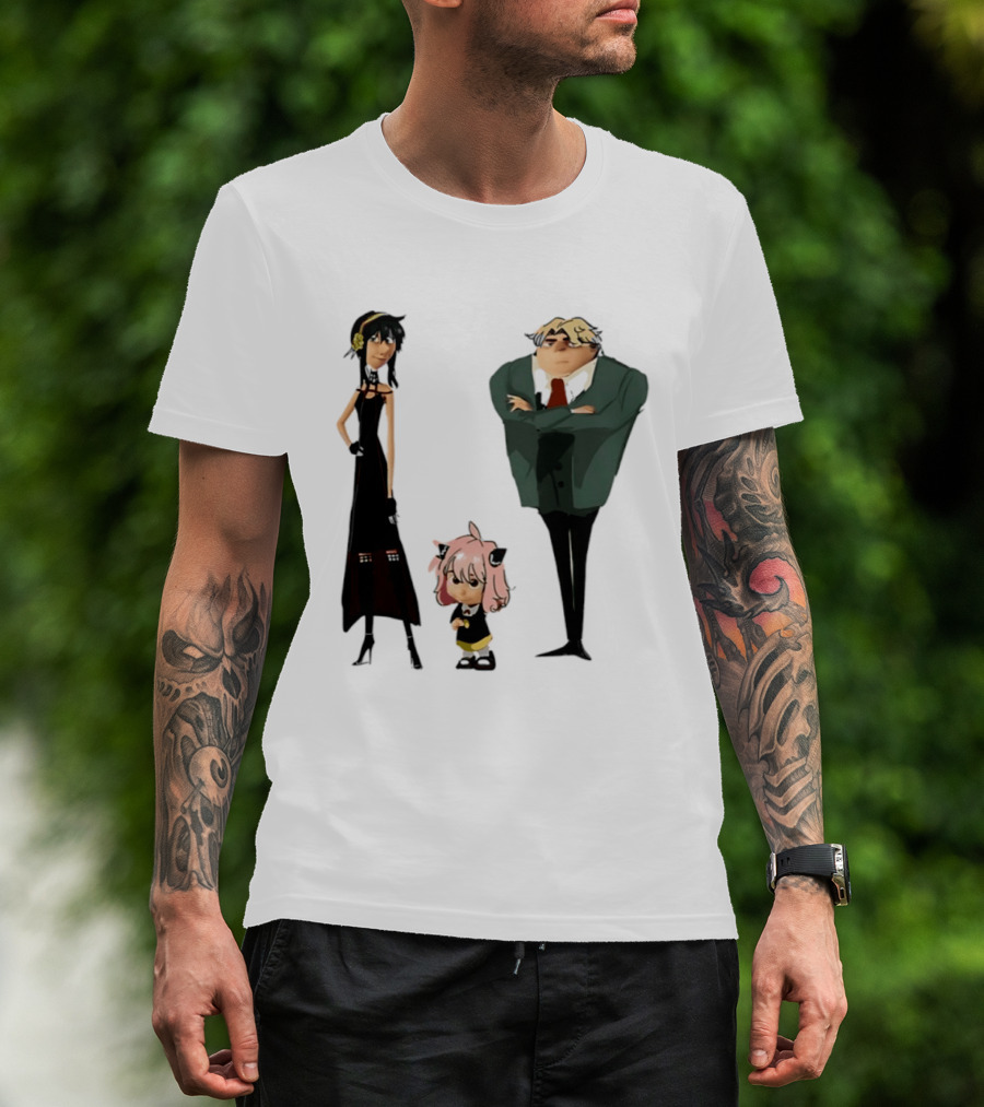 Despicable X Family Loid Forger Yor Forger Anya Forger Spy X Family Characters T-Shirt