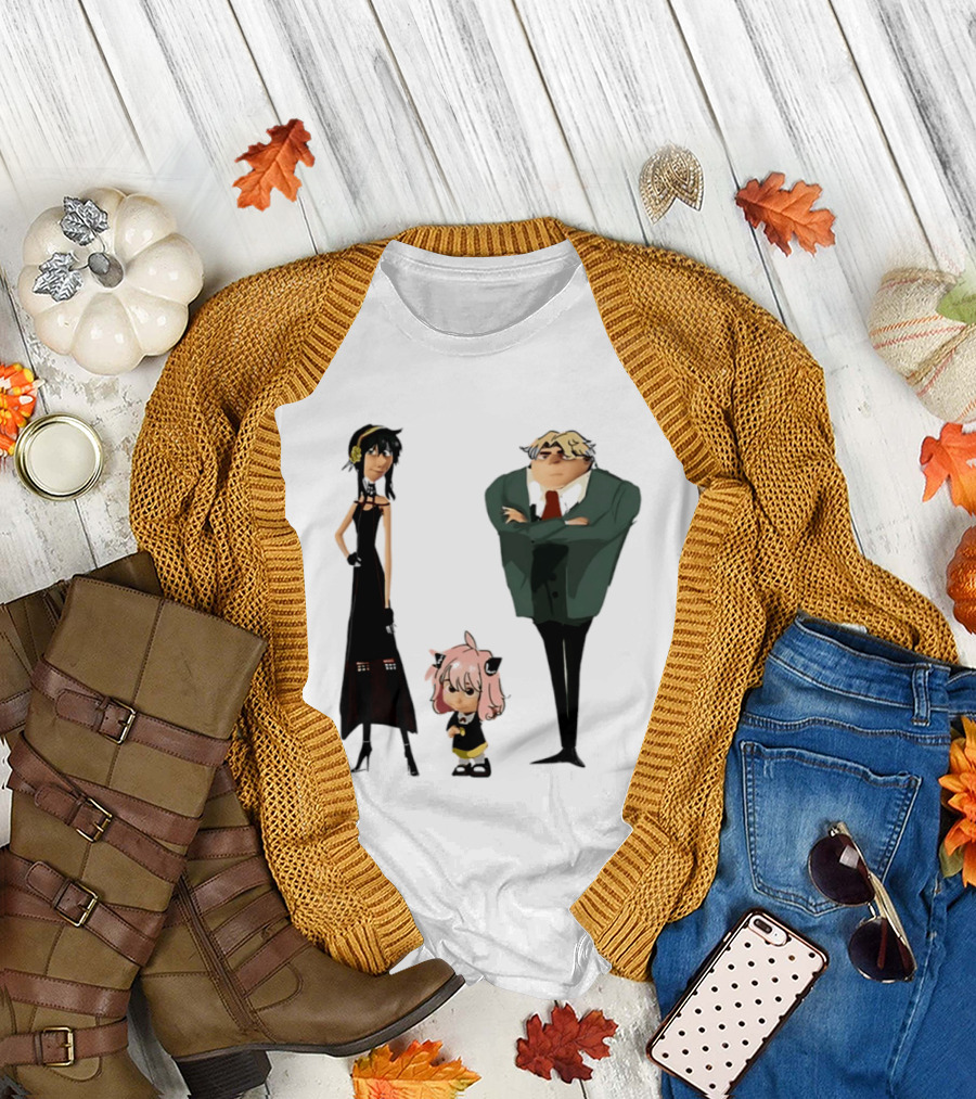 Despicable X Family Loid Forger Yor Forger Anya Forger Spy X Family Characters T-Shirt