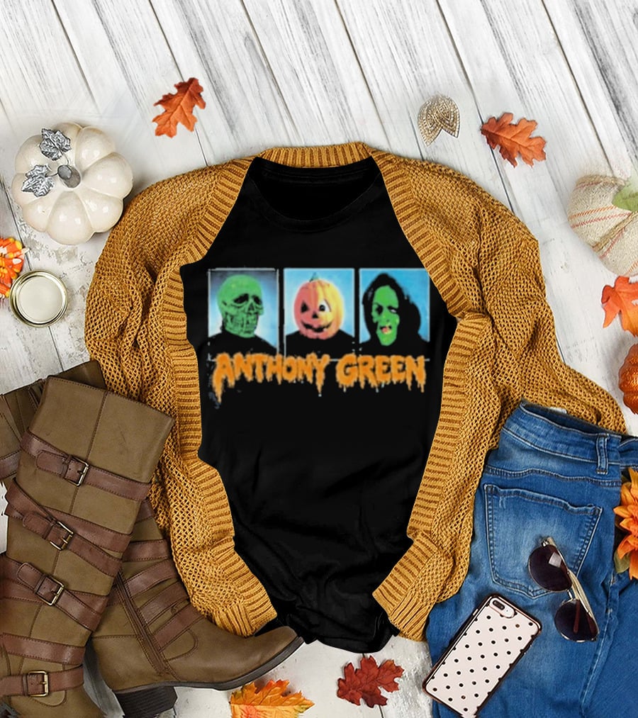 Anthony Green Forever Halloween Pumpkin Head Album T-Shirt
