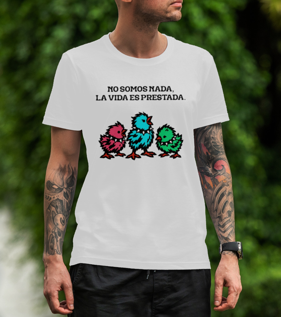 No Somos Nada La Vida Es Prestada Colorful Punk Chicks T-Shirt
