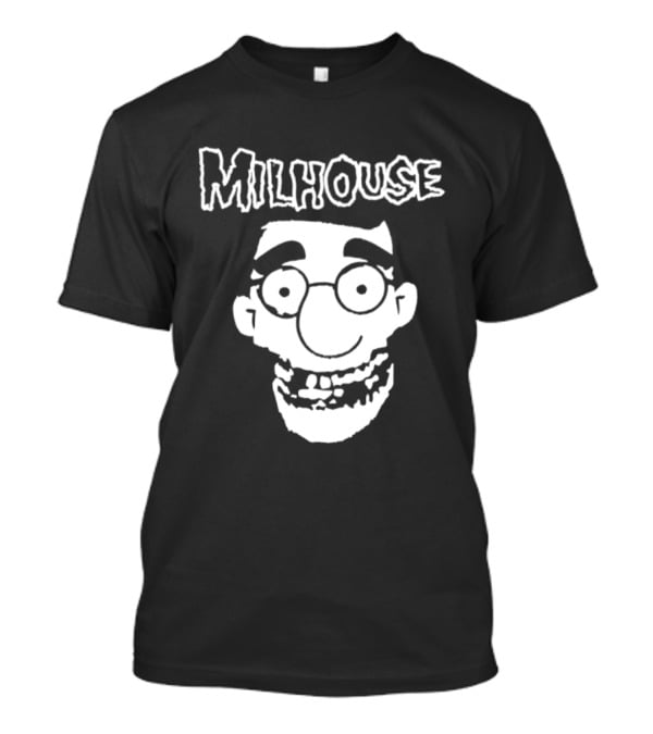 Milhouse Face The Simpsons Cartoon Animated Series T-Shirt