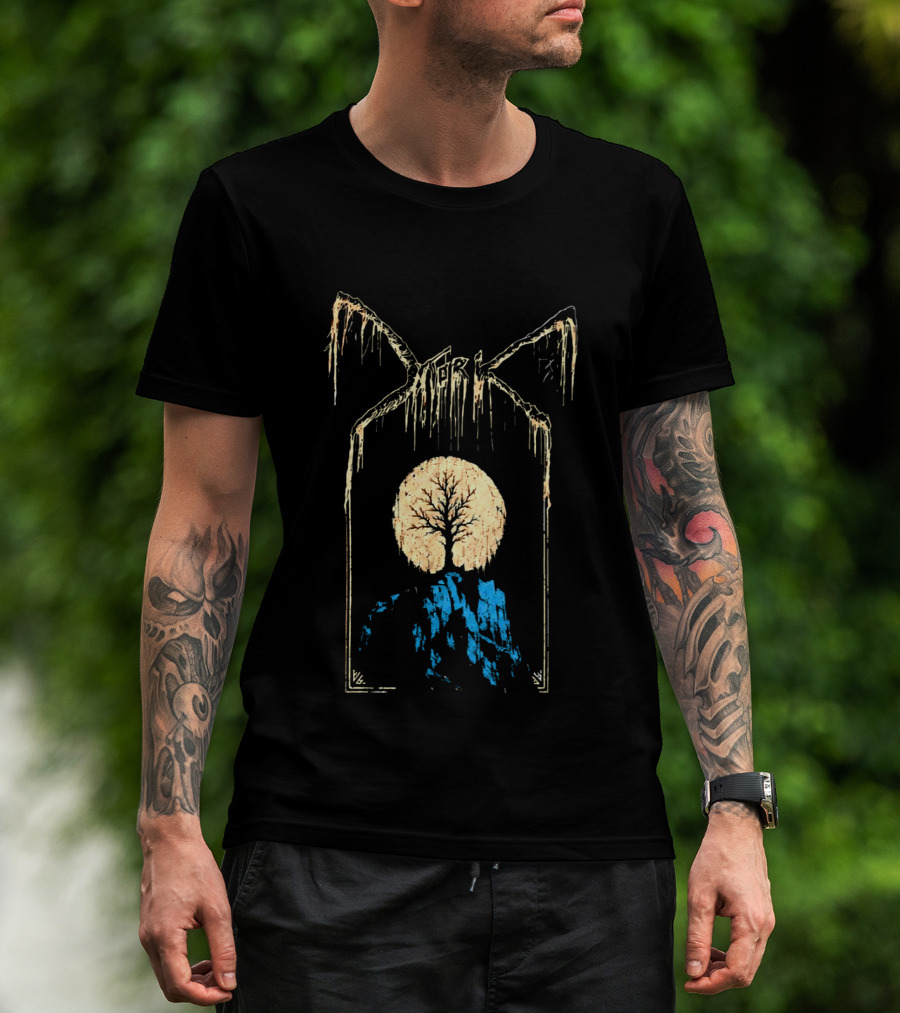 Mork European Tour 2026 Tree And Mountain T-Shirt