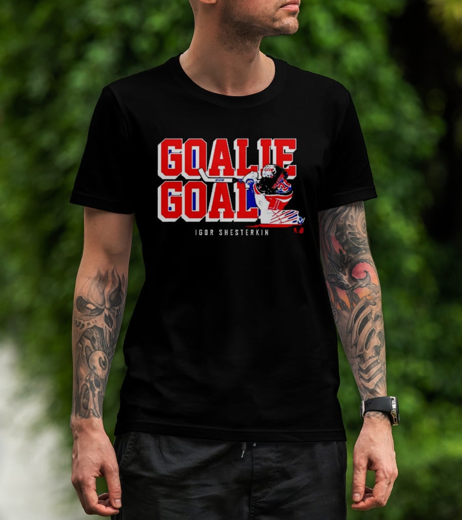 Goalie Goal Igor Shesterkin New York 31 T-Shirt