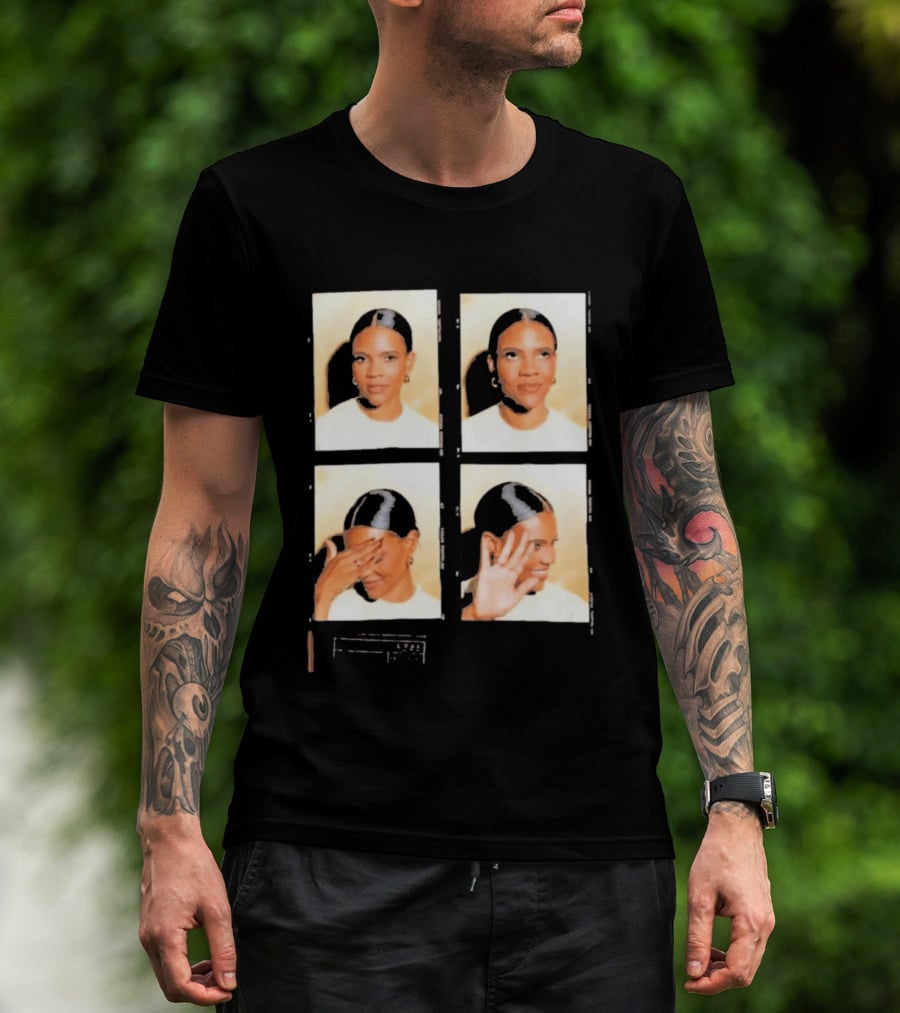 Strike A Pose Four Panel Expressions T-Shirt