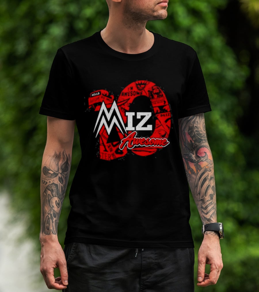 Miz Awesome 20 Years Anniversary Celebration WWE T-Shirt