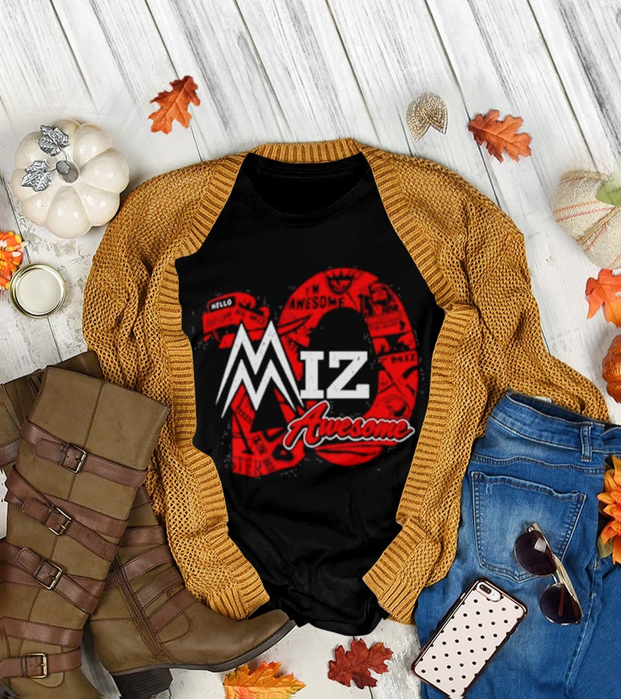 Miz Awesome 20 Years Anniversary Celebration WWE T-Shirt