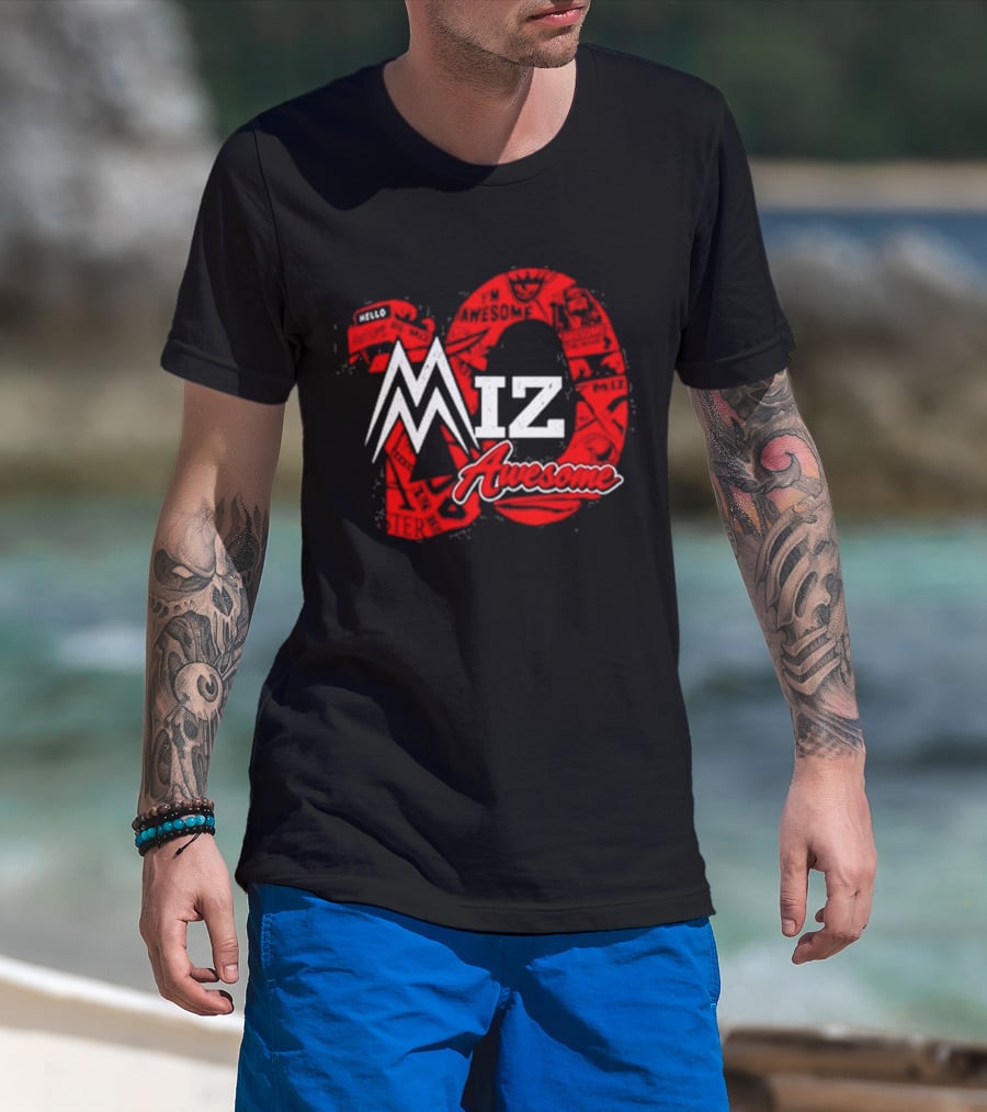 Miz Awesome 20 Years Anniversary Celebration WWE T-Shirt