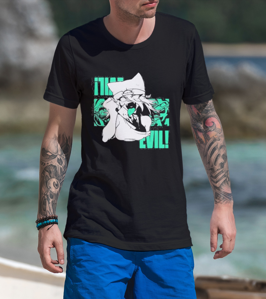 Issbrokie Neon Glow EVIL! Mysterious Aura Transformation T-Shirt