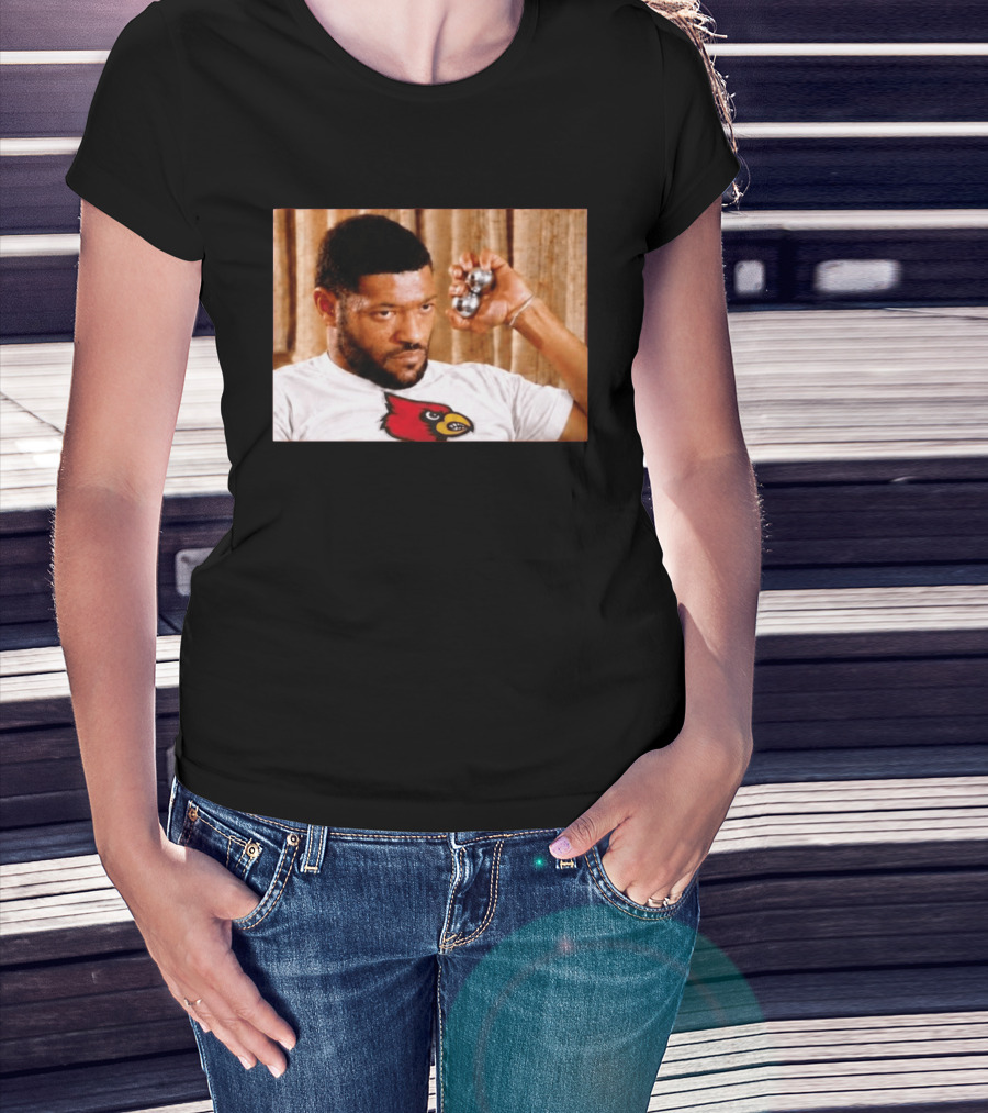 Laurence Fishburne Louisville Cardinals Mood Team Spirit T-Shirt