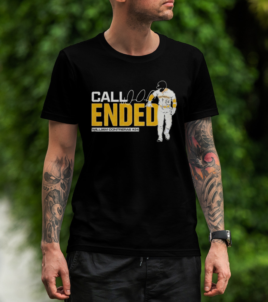 William Contreras Call Ended Baseball Player White And Gold T-Shirt