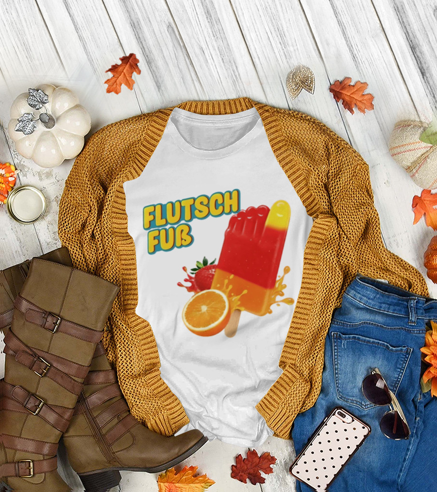 Flutsch Fub Popsicle Orange Strawberry Splash T-Shirt