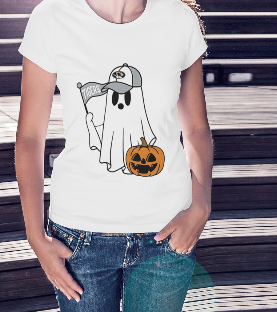 Missouri Tigers Halloween Ghost Pumpkin 2026 T-Shirt