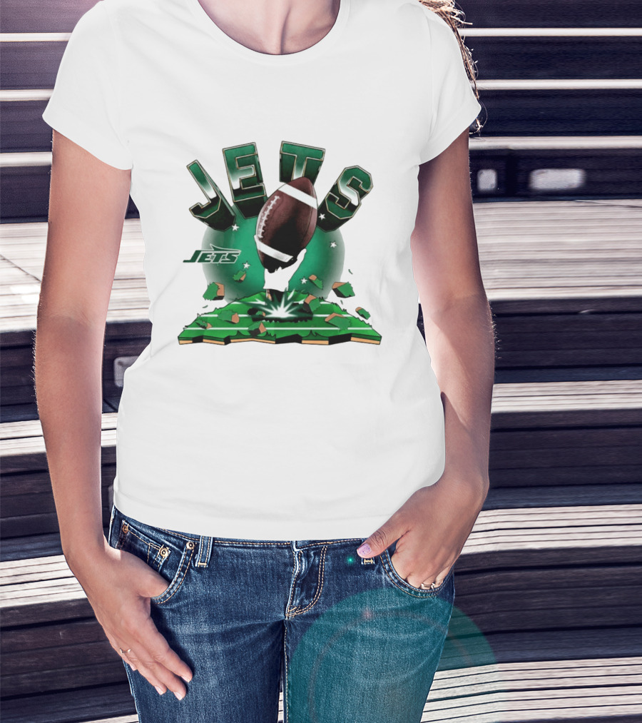 New York Jets Football Explode 2026 Clubhouse T-Shirt