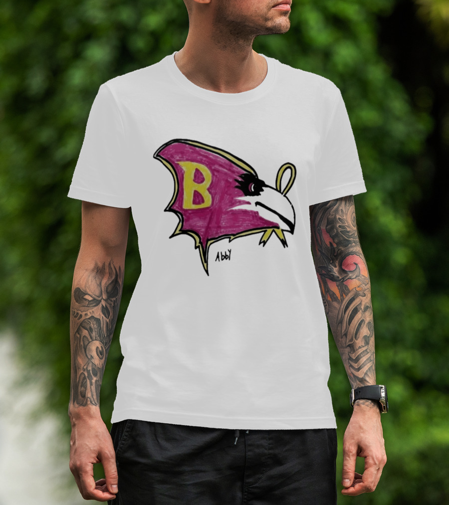 Ravens B Logo Child Drawing By Abiy T-Shirt