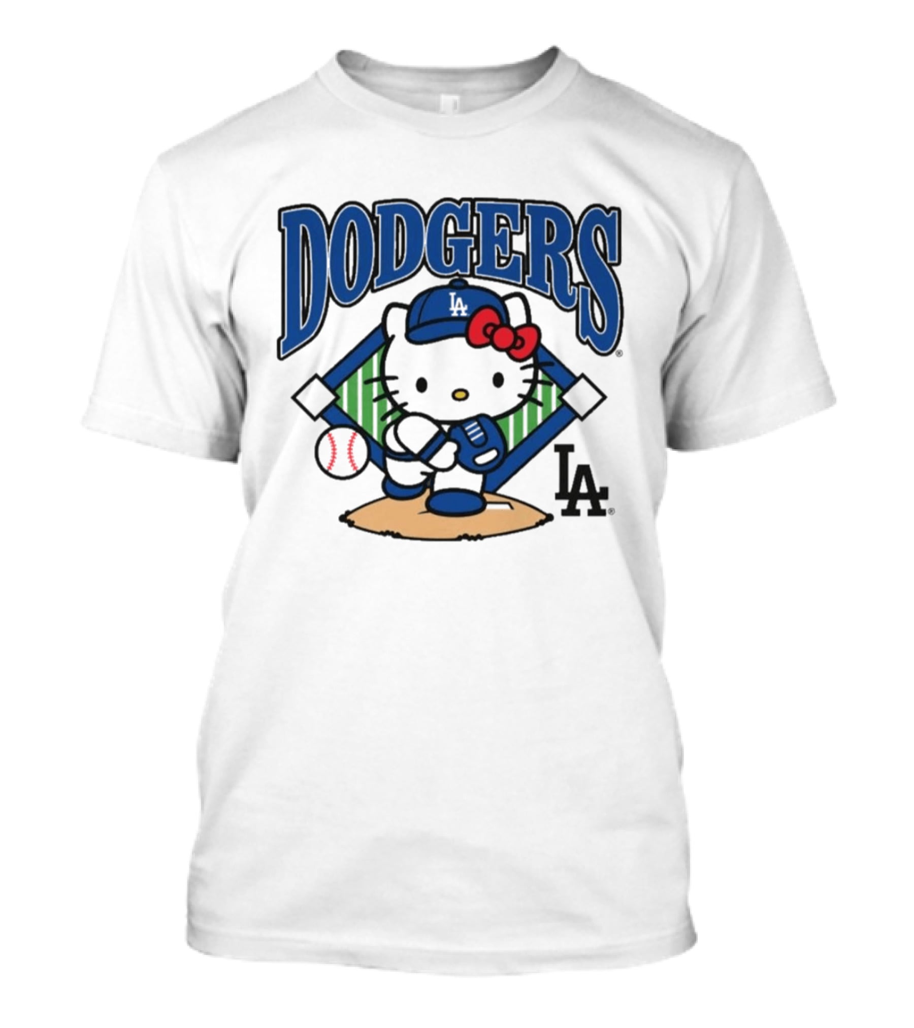 Dodgers Hello Kitty LA Baseball Homage T-Shirt