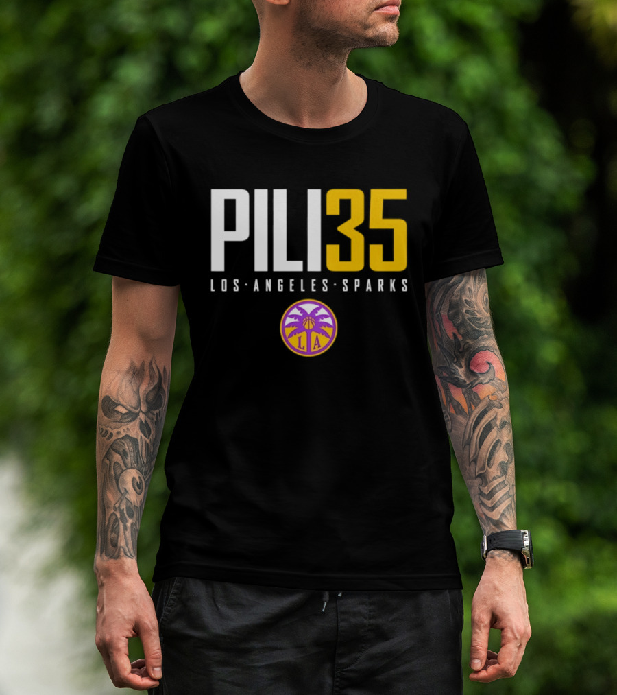 Pili 35 Los Angeles Sparks WNBA Basketball Team T-Shirt