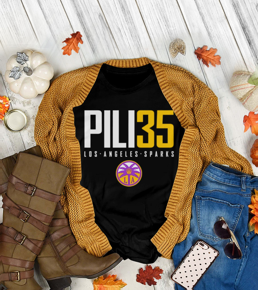 Pili 35 Los Angeles Sparks WNBA Basketball Team T-Shirt
