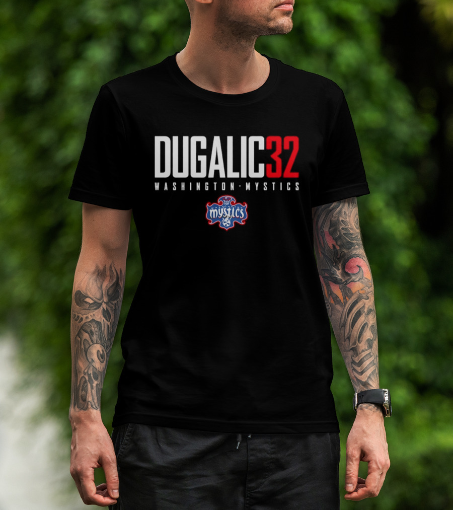 Angela Dugalic 32 Washington Mystics Mystics Basketball T-Shirt