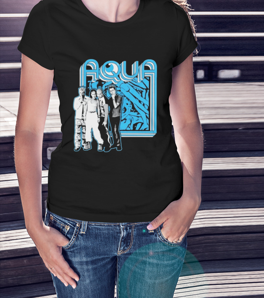 Aqua Band Members Barbie Girl 90s Pop Music Nostalgia T-Shirt