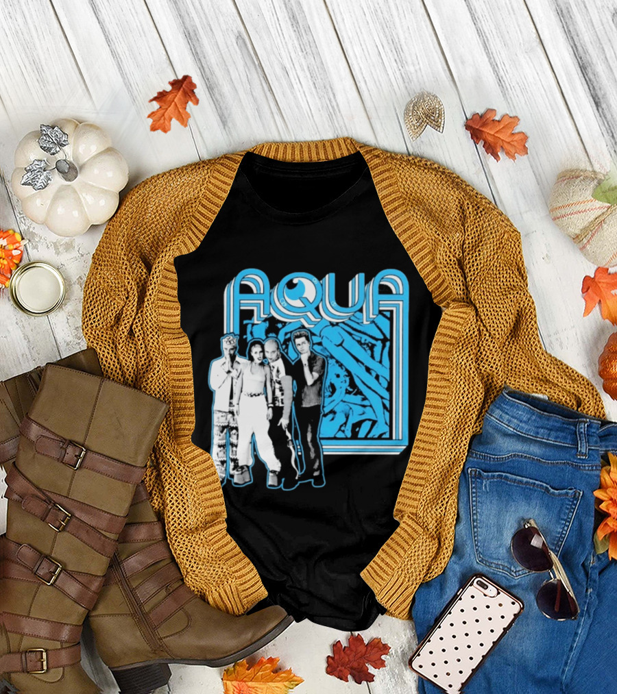 Aqua Band Members Barbie Girl 90s Pop Music Nostalgia T-Shirt