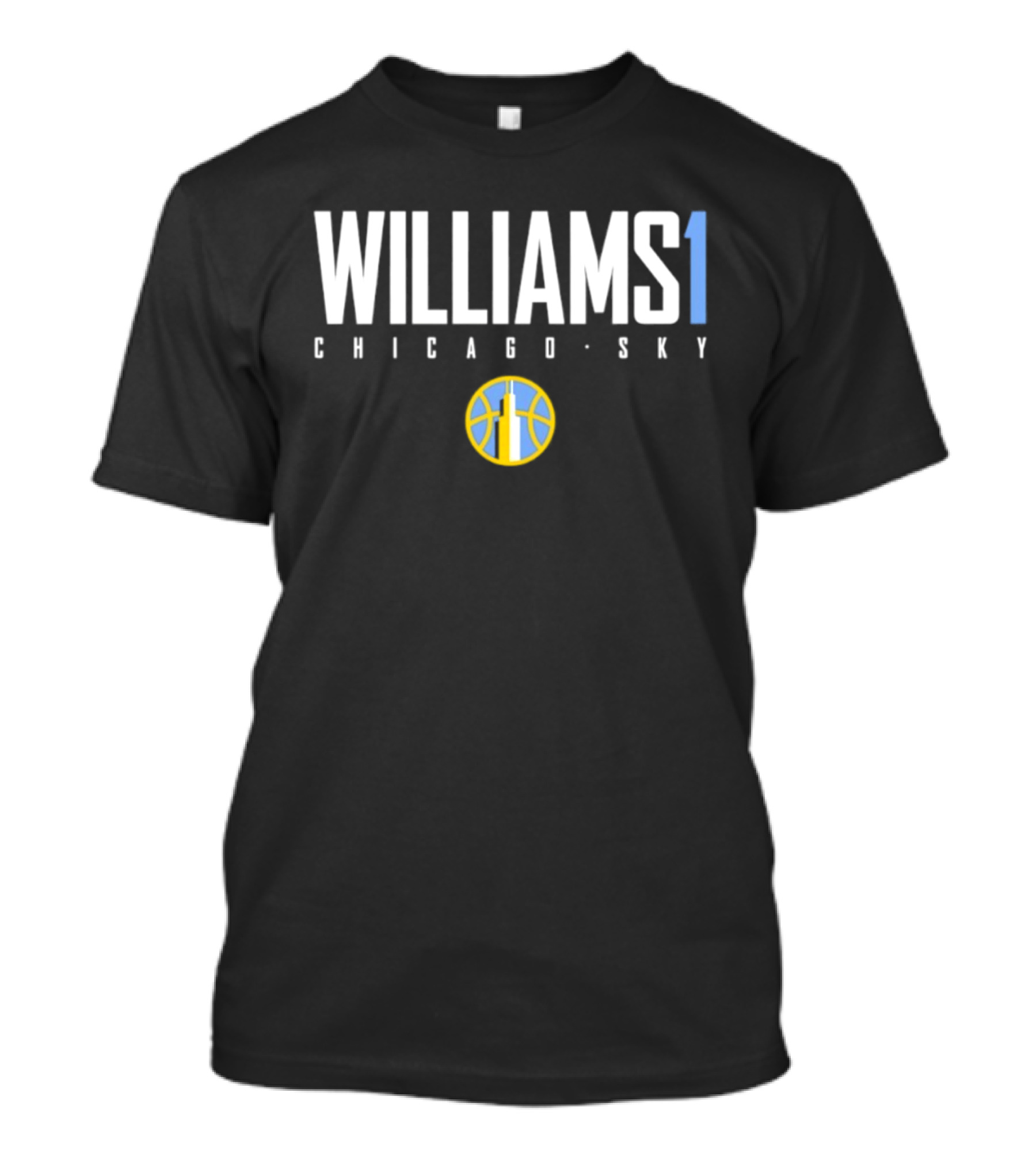 Williams 1 Chicago Sky WNBA Basketball T-Shirt