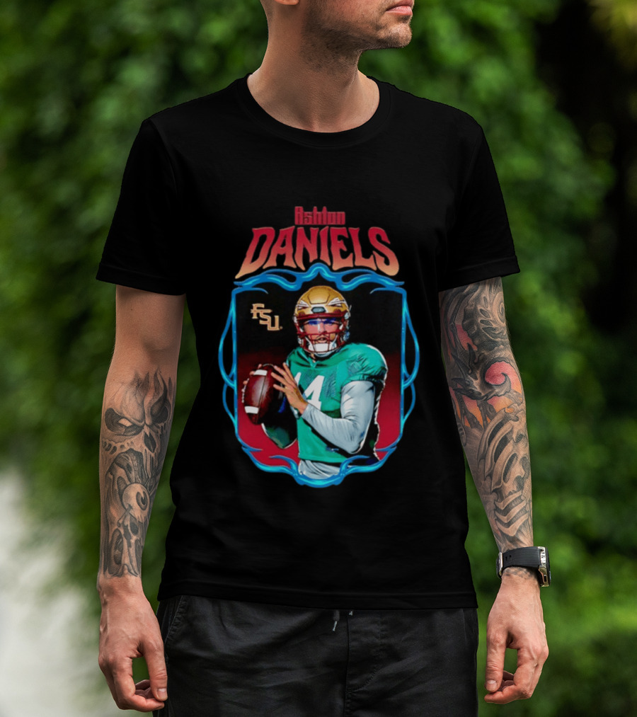 Ashton Daniels FSU Florida State Seminoles Football NCAA T-Shirt