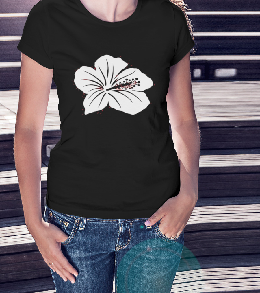 Below Deck Mediterranean Aesha Scott Hibiscus Flower T-Shirt