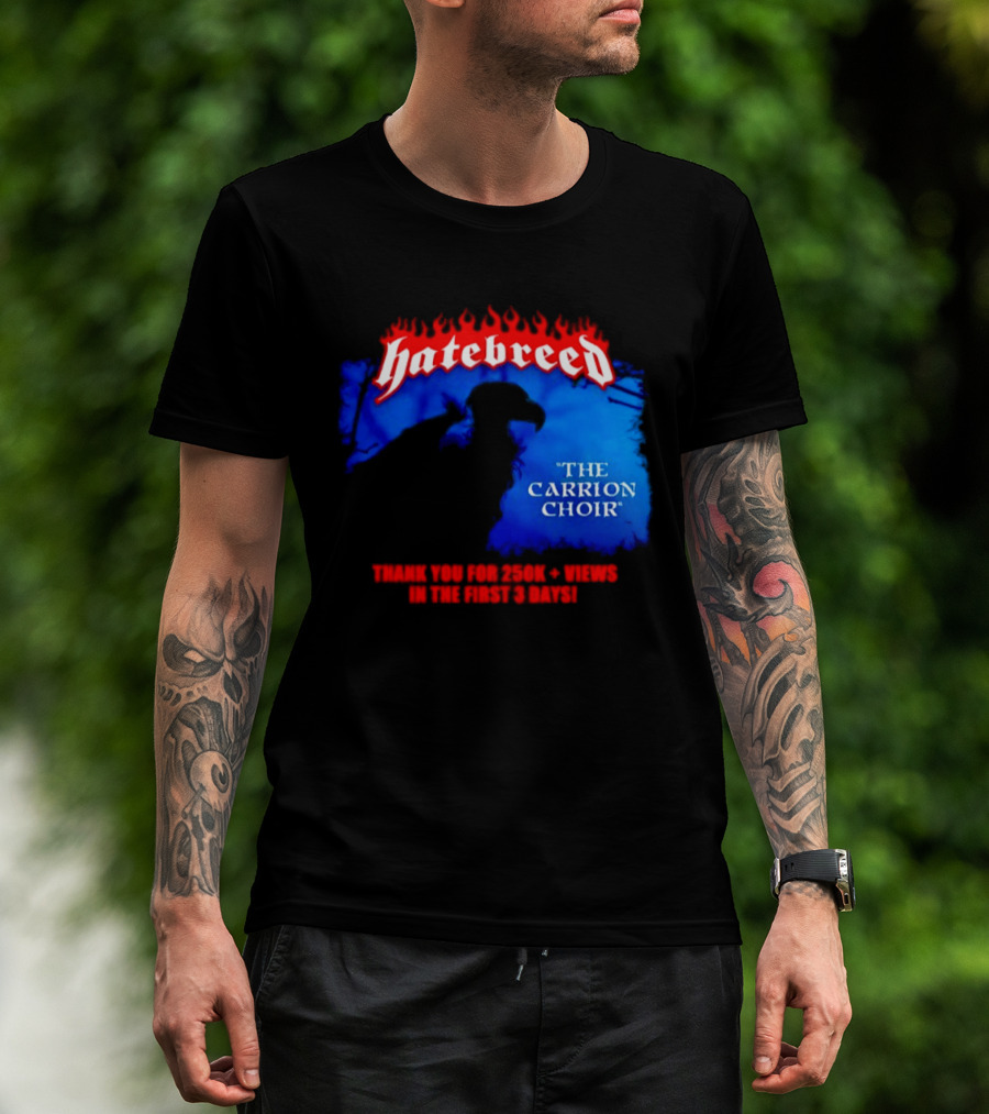 Hatebreed The Carrion Choir Metal Hardcore Album T-Shirt