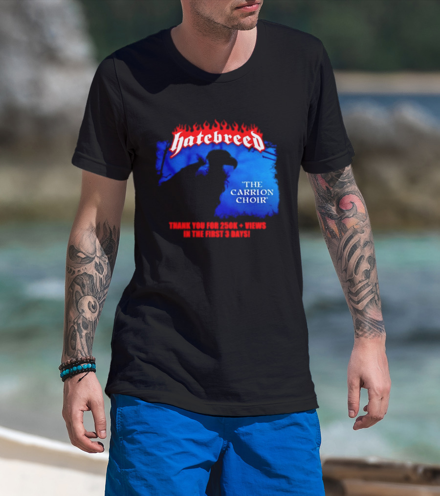 Hatebreed The Carrion Choir Metal Hardcore Album T-Shirt