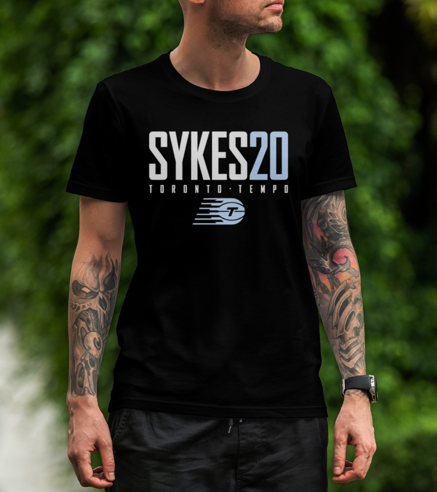 Sykes 20 Toronto Tempo WNBA T-Shirt
