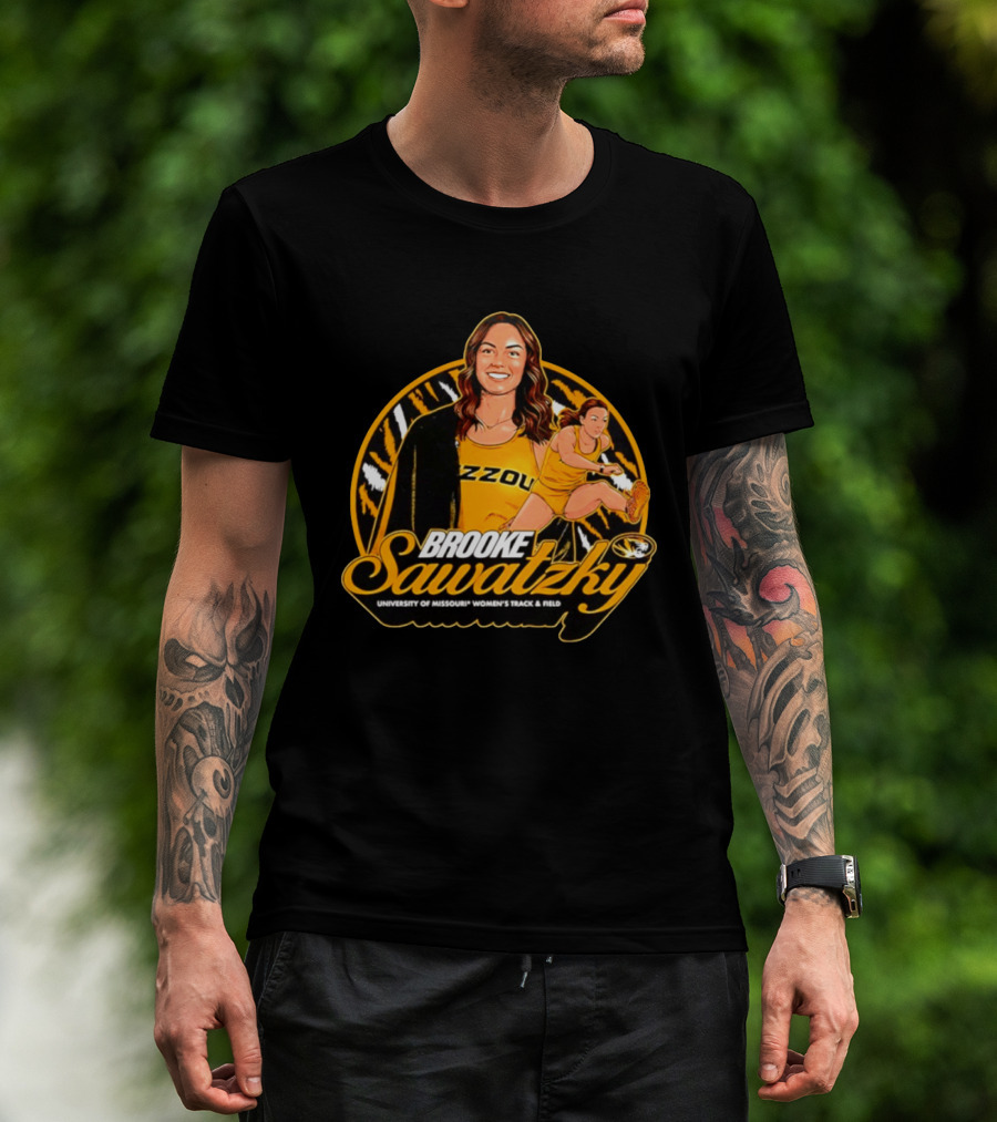 Brooke Sawatzky University Of Missouri Women's Track & Field NCAA Mizzou Tigers T-Shirt