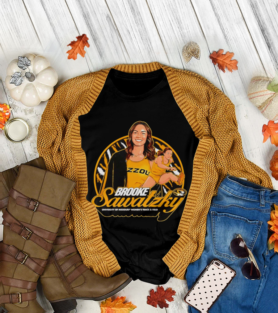 Brooke Sawatzky University Of Missouri Women's Track & Field NCAA Mizzou Tigers T-Shirt