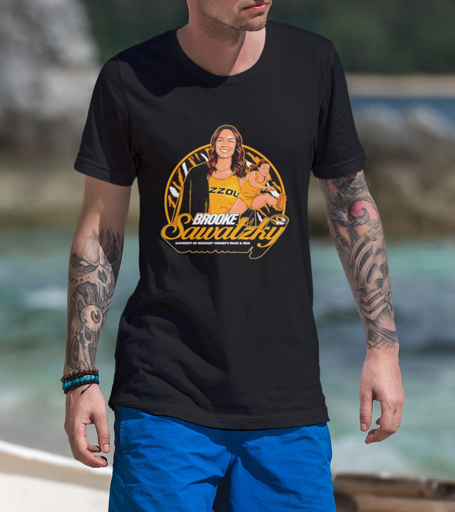 Brooke Sawatzky University Of Missouri Women's Track & Field NCAA Mizzou Tigers T-Shirt