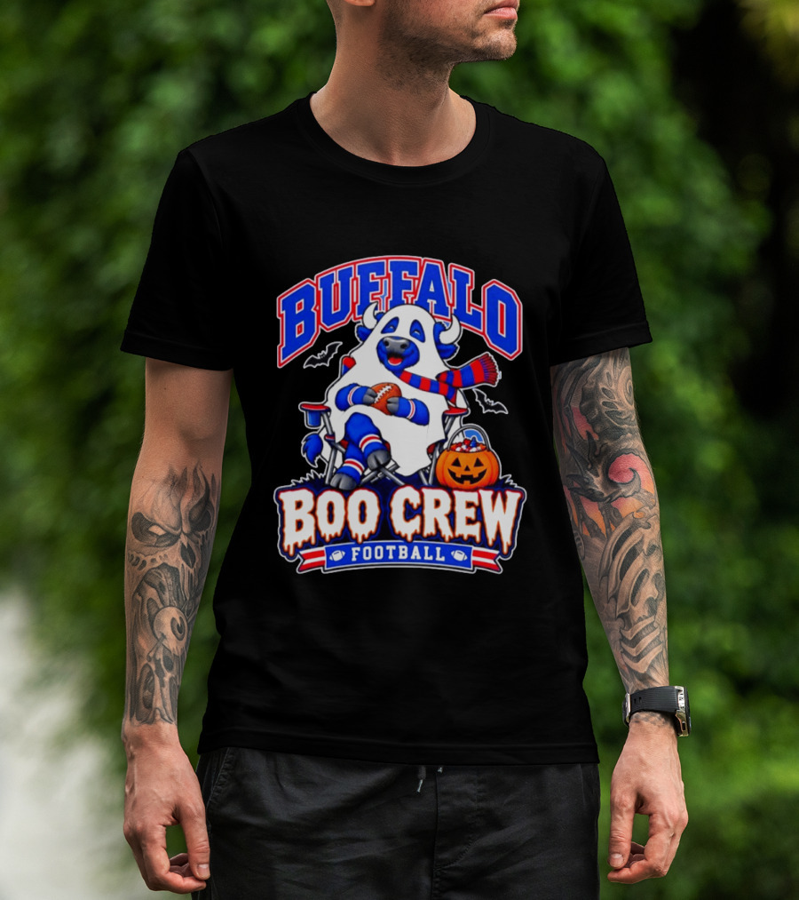 Buffalo Bills Boo Crew Halloween Football 2026 T-Shirt